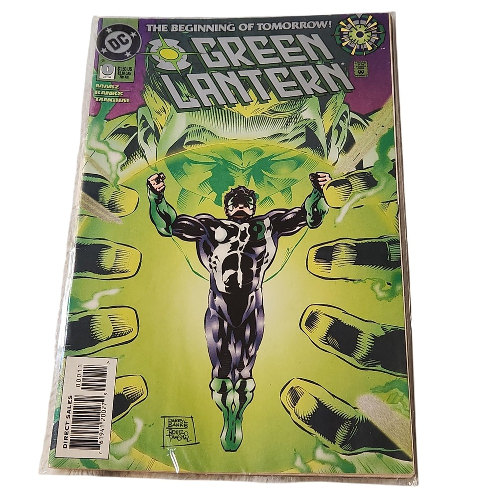 Vintage Green Lantern #0 DC Comics Oct 1994‎ Superhero Comic Marz Banks Tanghal